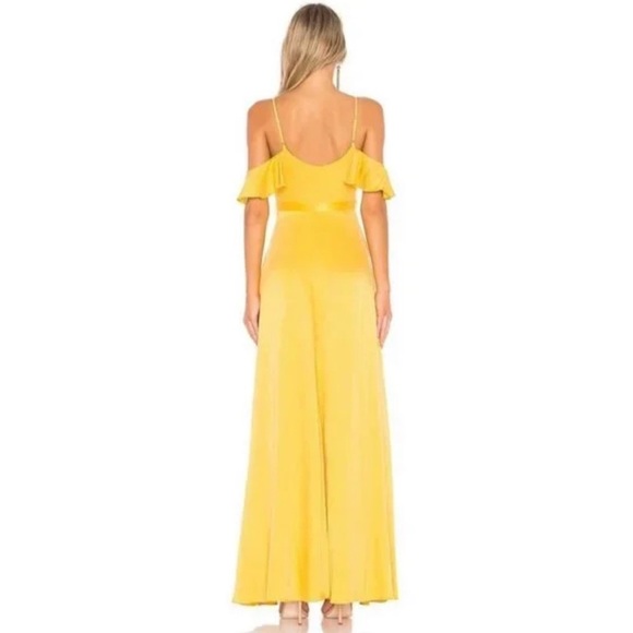 NWT Lovers + FRIENDS TAYLOR Gown in Golden Rod - Picture 3 of 8